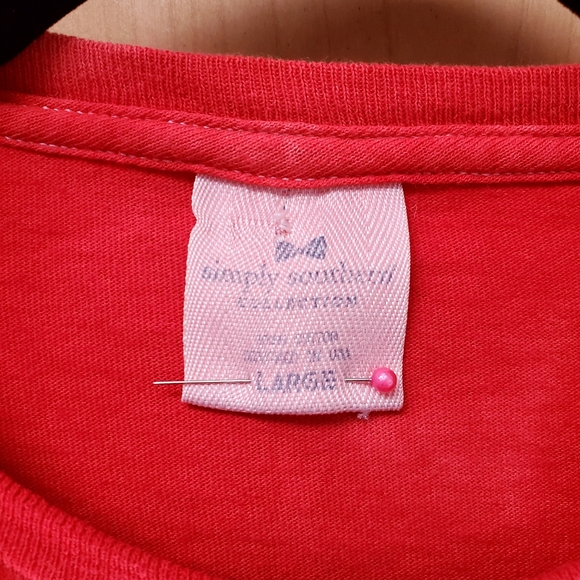 🟦 Simply Southern Red, Paws, and Blue tee - Picture 2 of 7